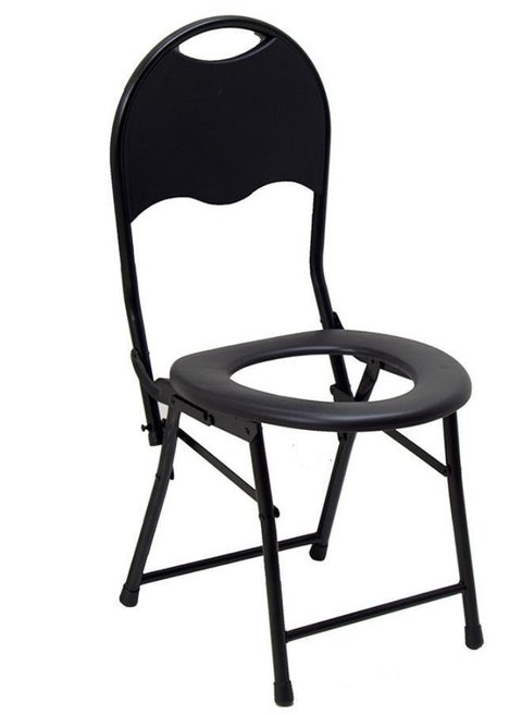 Foldable outdoor camping toilet chair 33×78×36CM