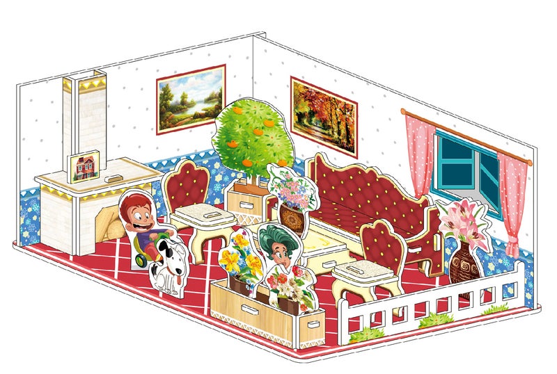 Diy Children'S New 3D Puzzle Model School Gift Paper Color Handmade Puzzle Toys Quality Assurance - Image 1