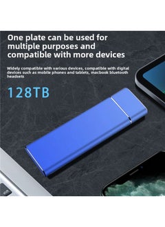 Generic Solid-state Mobile Hard Disk 1tb High-speed U Disk Large-capacity Ultra-thin Mobile Phone Portable Generation Solid-state Hard Disk-Capacity:1tb (128g Expansion) Regular Model-Interface:Champagne  - Image 3