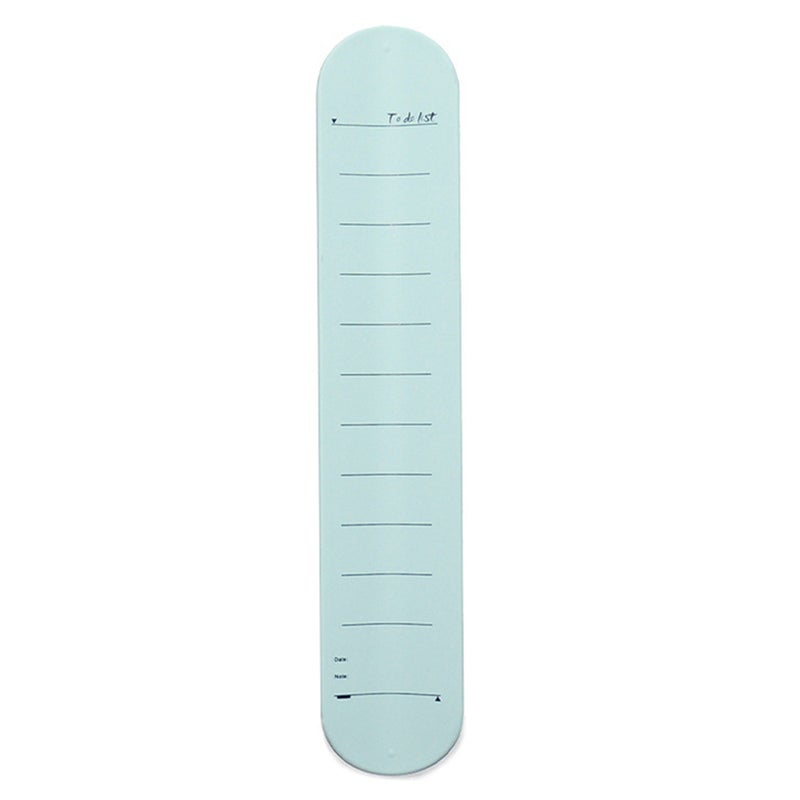 Wearable Notepad Silicone Memo Wrist Band Reminder Bracelet Waterproof to Do List Stap and Ruler   Erasable with Oil-based Pen Gift for Nurse Vet Techs Healthcare Learning Records Plans - Image 1