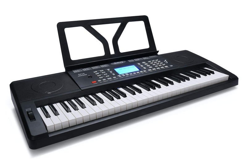 Juarez Opus JRK692 61 Keys Electronic Keyboard Piano With LCD Digital Display,Pitch Bend,MP3 USB MIDI| Touch Response|Adapter|Key Note Stickers|Music Sheet Stand|210 Rhythms|422 Timbres|120 Demos - Image 1