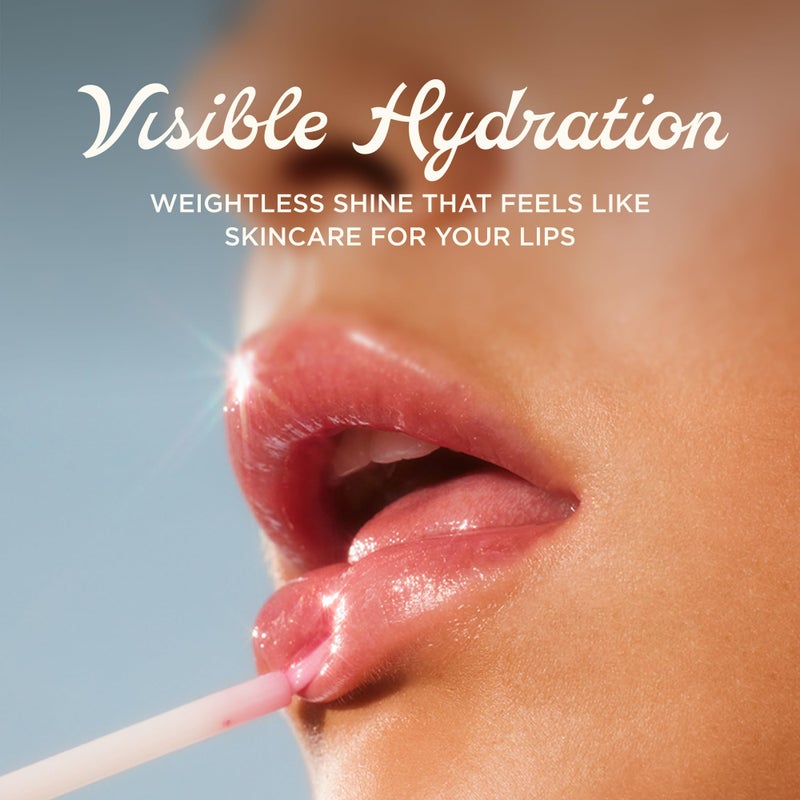 Lanolips Lanolin Lip Water Watermelon - Clear Gloss Serum - Hyaluronic Acid Lip Balm and Shimmer for a Hydrated Glow - Lanolin Oil Moisturizer for Dry, Cracked Skin (10ml / 0.34 fl oz) - Image 5