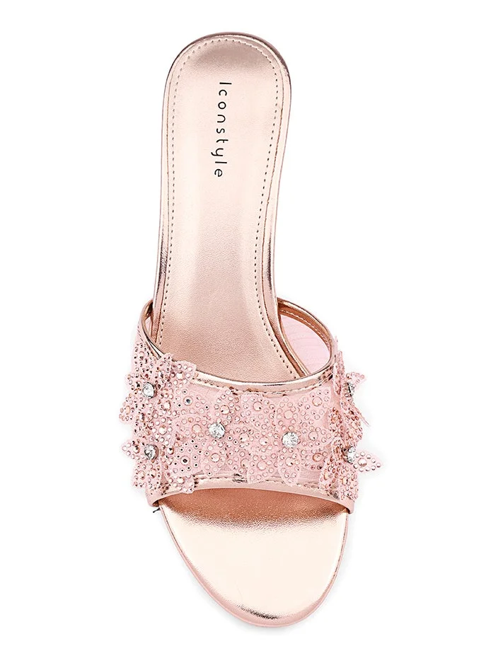 Iconstyle  Sparkling heel slipper with a cushioned comfort base. for Women | Best Price UAE