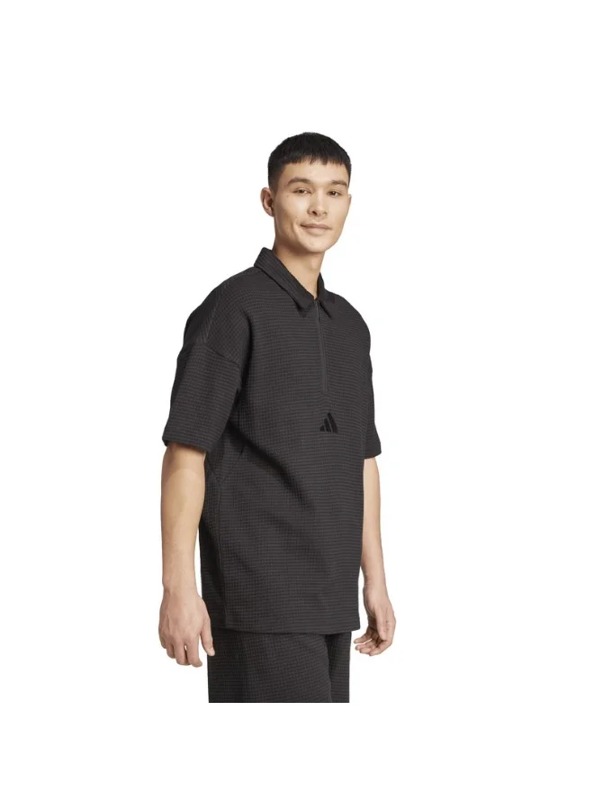 Adidas M A Szn M Polo Black Polo Shirt (Short Sleeve) Polo Shirts For Men