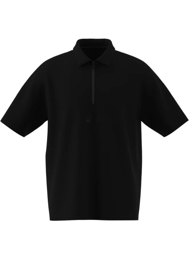 Adidas M A Szn M Polo Black Polo Shirt (Short Sleeve) Polo Shirts For Men