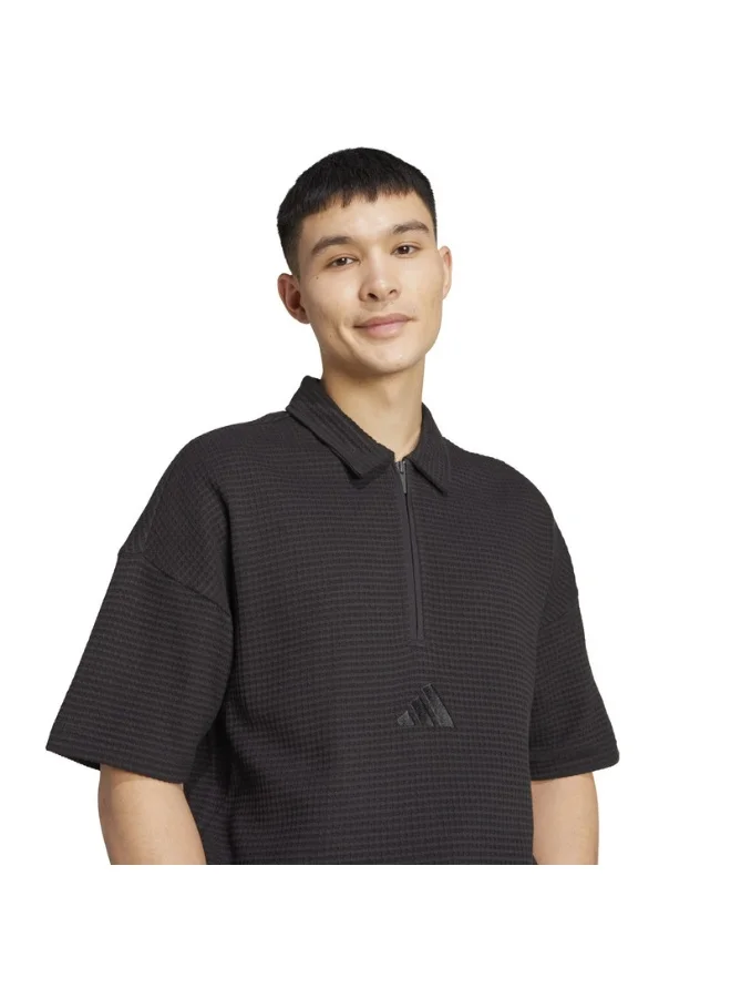 Adidas M A Szn M Polo Black Polo Shirt (Short Sleeve) Polo Shirts For Men