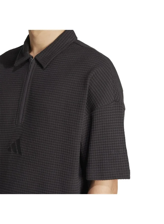 Adidas M A Szn M Polo Black Polo Shirt (Short Sleeve) Polo Shirts For Men