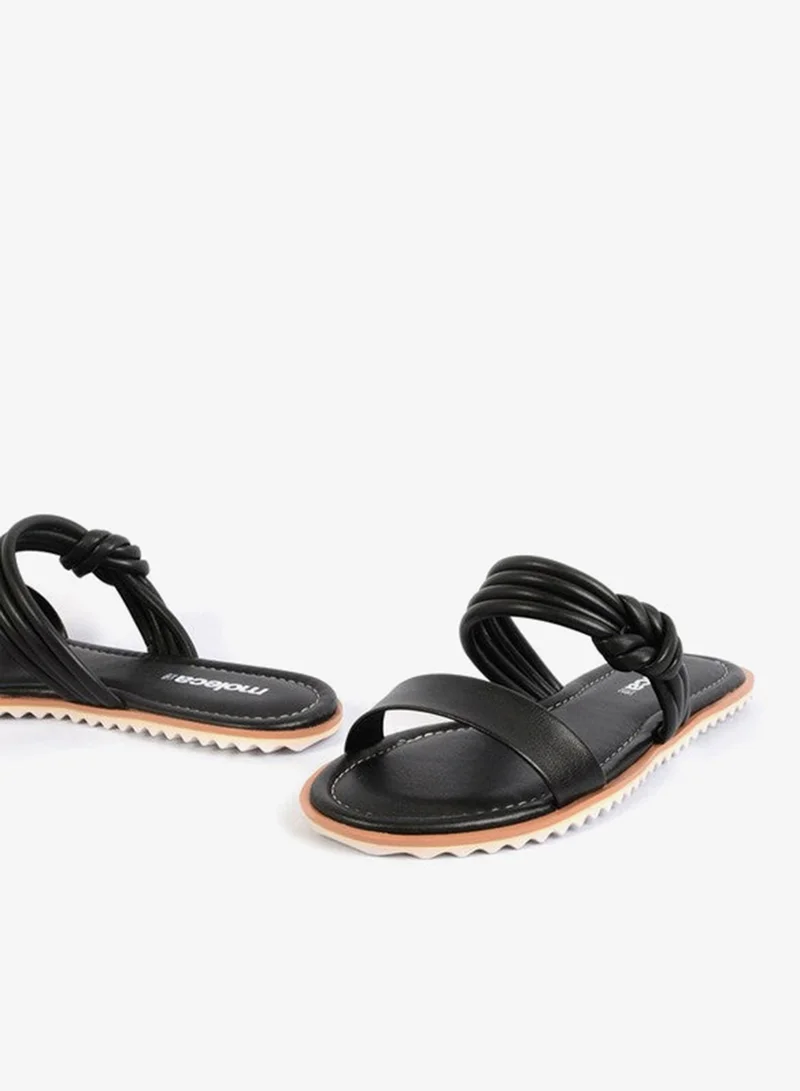 MOLECA Multi Strap Flat Sandals