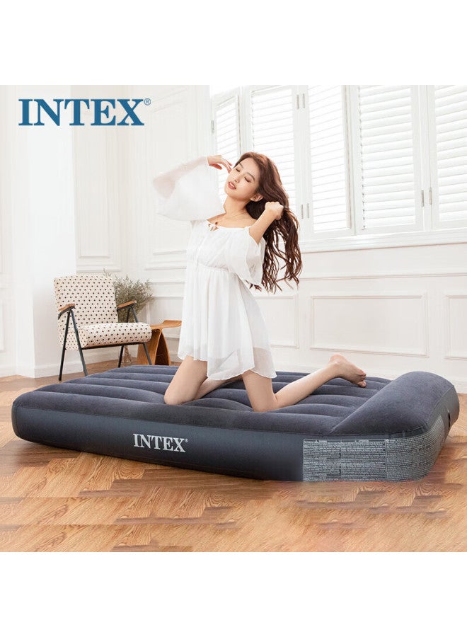 Intex Single-person Built-in Pillow Inflatable Mattress, Portable Nap Bed For Car And Home Use, Outdoor Tent Mat, Folding Bed 64141