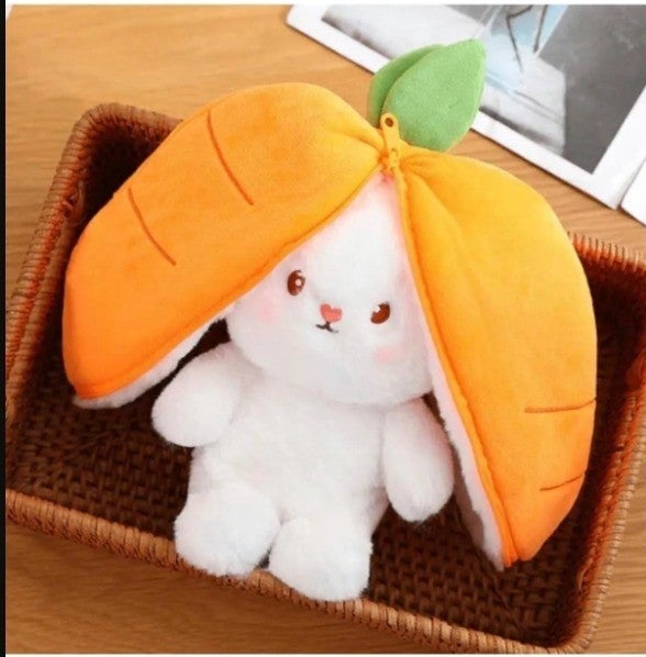 Pufu Toys Special Gift for Lover Strawberry Rabbit Special Design - Plush Rabbit Toy 35 cm  - Image 2