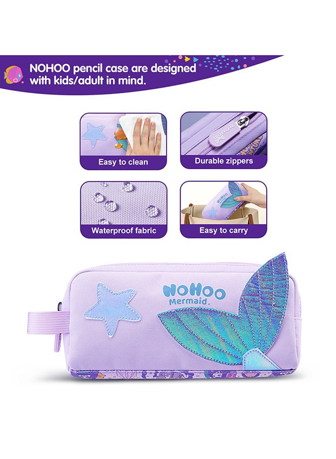 Nohoo Kids Pencil Case / Colour Bag Mermaid - Purple - Image 2