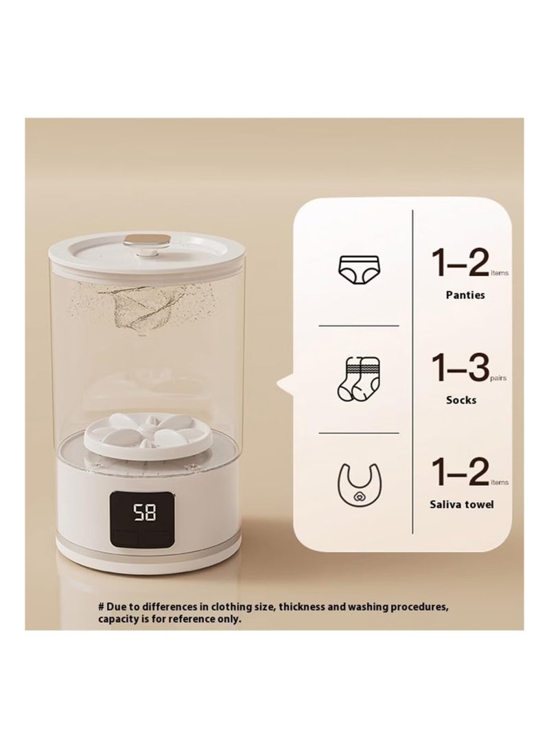 NH Portable Washing Machine 15W Cordless Mini Washer – Compact & Rechargeable for Underwear, Socks, Baby Clothes | Perfect for Travel, Camping, Dorms & RVs - Image 3