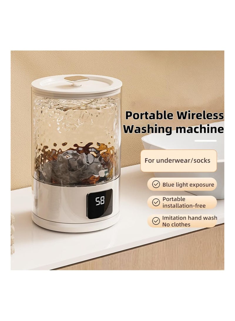 NH Portable Washing Machine 15W Cordless Mini Washer – Compact & Rechargeable for Underwear, Socks, Baby Clothes | Perfect for Travel, Camping, Dorms & RVs - Image 4