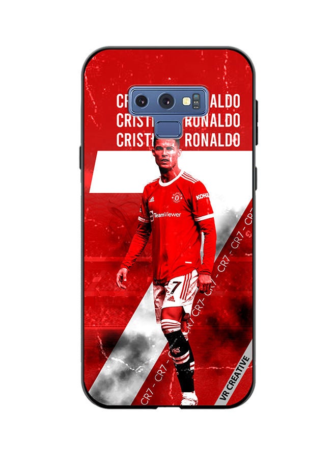 VR CREATIVE Protective Case Cover For Samsung Galaxy Note 9 Cr7 Design Multicolour - Image 1