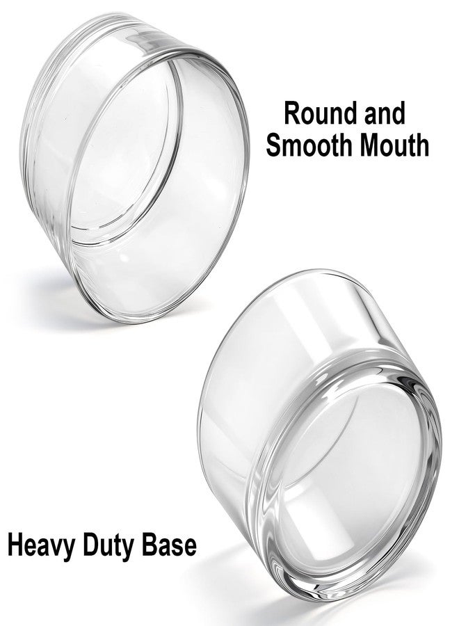 Lawei 12 Pack 3.5 Inch Glass Dessert Bowls, 6.7 OZ Small Pudding Custard Cups, Thick Clear Ramekins Mini Prep Bowl Container for Dips, Sauces, Desserts, Side Dishes, Pudding, Dishwasher Freezer Safe - Image 3