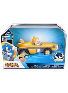 Sonic Racing Rc: Tails The Fox Nkok (603) 2.4Ghz Remote Controlled Car With Turbo Boost Officially Licensed Sega Sonic The Hedgehog Battery Powered Ages 6+