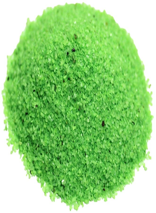 DS1 Sand for Aquarium, Rangoli, Sugar Sand for Vase, Table, Garden, Terrariums, Fluorescent Green (900 gm) - Image 2
