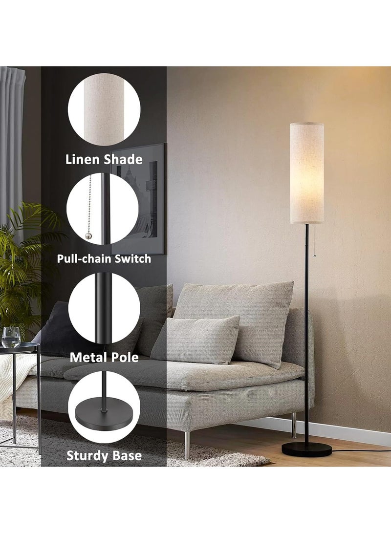 Bolivia's LED Floor Lamp, 3 Color Temperature LED Corner Lamp, Remote & WiFi APP Control, Modern Standing Lamp with Beige Linen Lampshade, for Living Room, Office, Hotel - Image 4