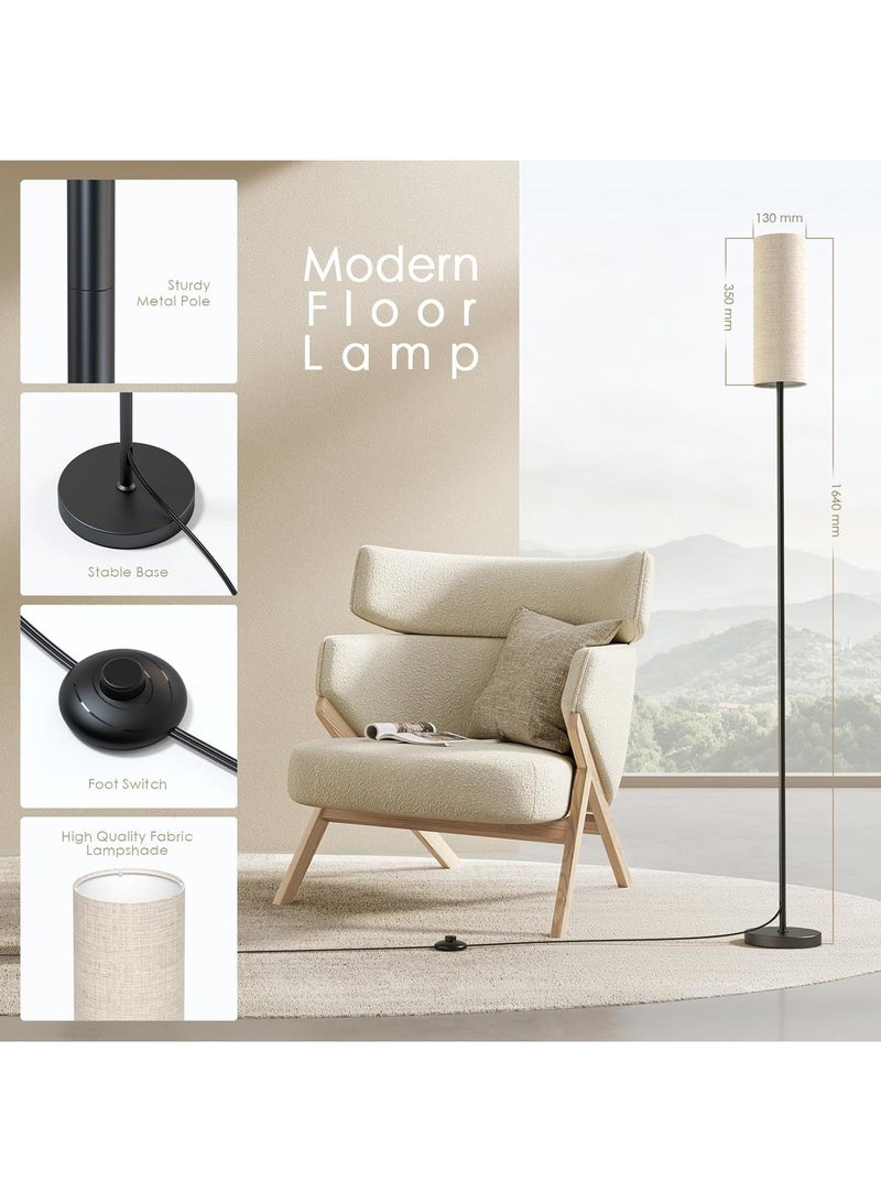 Bolivia's LED Floor Lamp, 3 Color Temperature LED Corner Lamp, Remote & WiFi APP Control, Modern Standing Lamp with Beige Linen Lampshade, for Living Room, Office, Hotel - Image 5