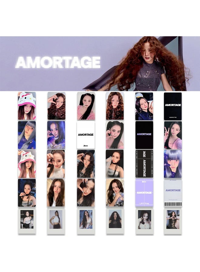 NIBEMINENT 4 Pcs Kpop JISOO CHULO2 Lomo Cards Card For Fans Collection Gifts - Image 3