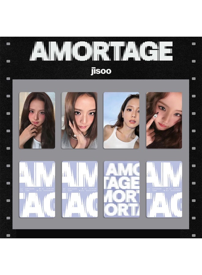 NIBEMINENT 4 Pcs Kpop JISOO CHULO2 Lomo Cards Card For Fans Collection Gifts - Image 1