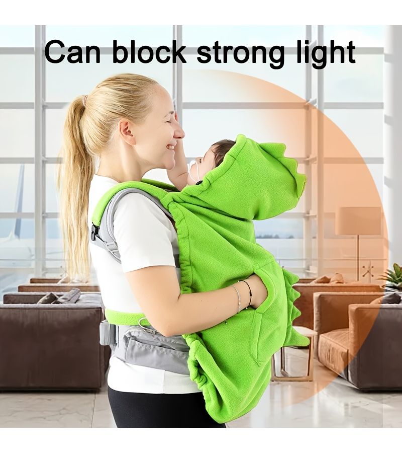 Coffee Baby Stroller Cover Hood Windproof Blanket Outdoor Travel Swaddling - Image 4