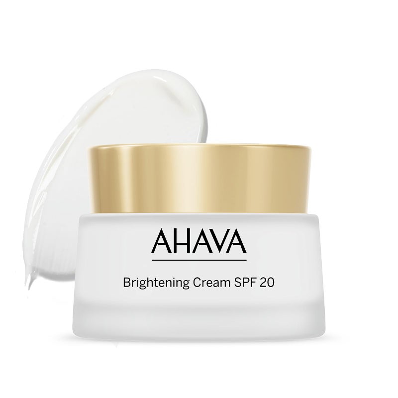 AHAVA Brightening Cream SPF20 - Brightens & Evens Skin Out, Hydrate & Protect Against UVA/B, Enriched with Osmoter, VF Brightening Accelerator & 3D Complex, 1.7 Fl.Oz - Image 1