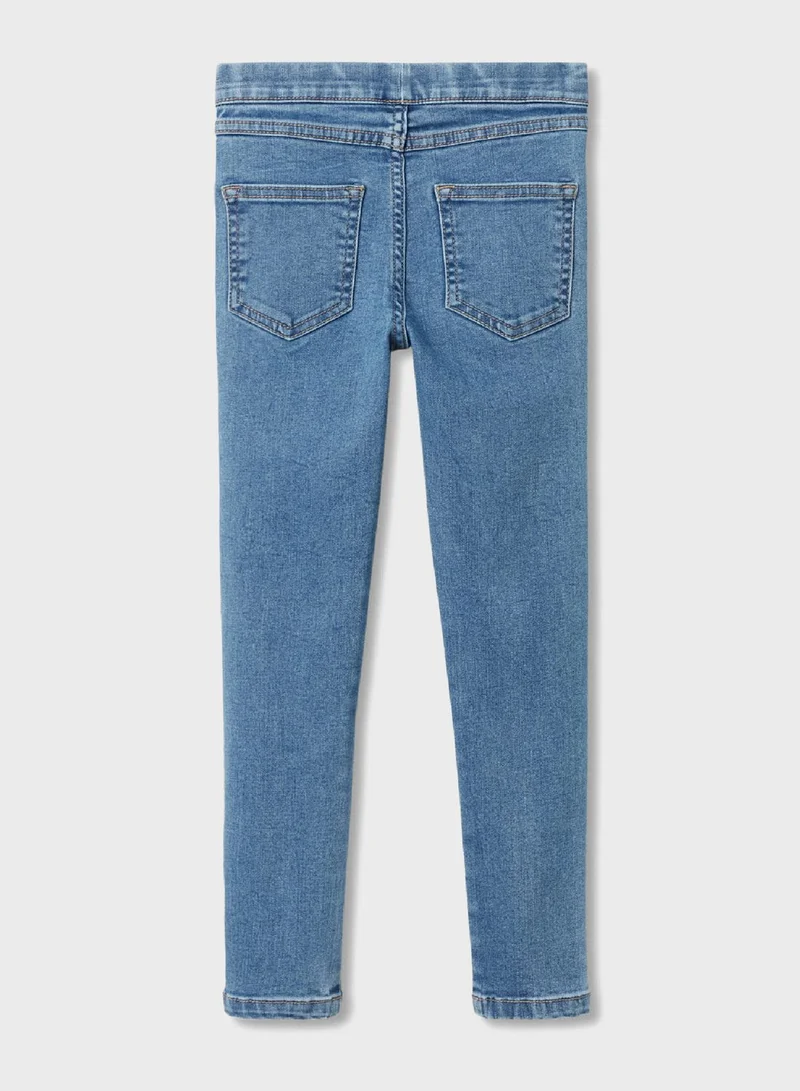 MANGO Kids Mid Wash Jeggings