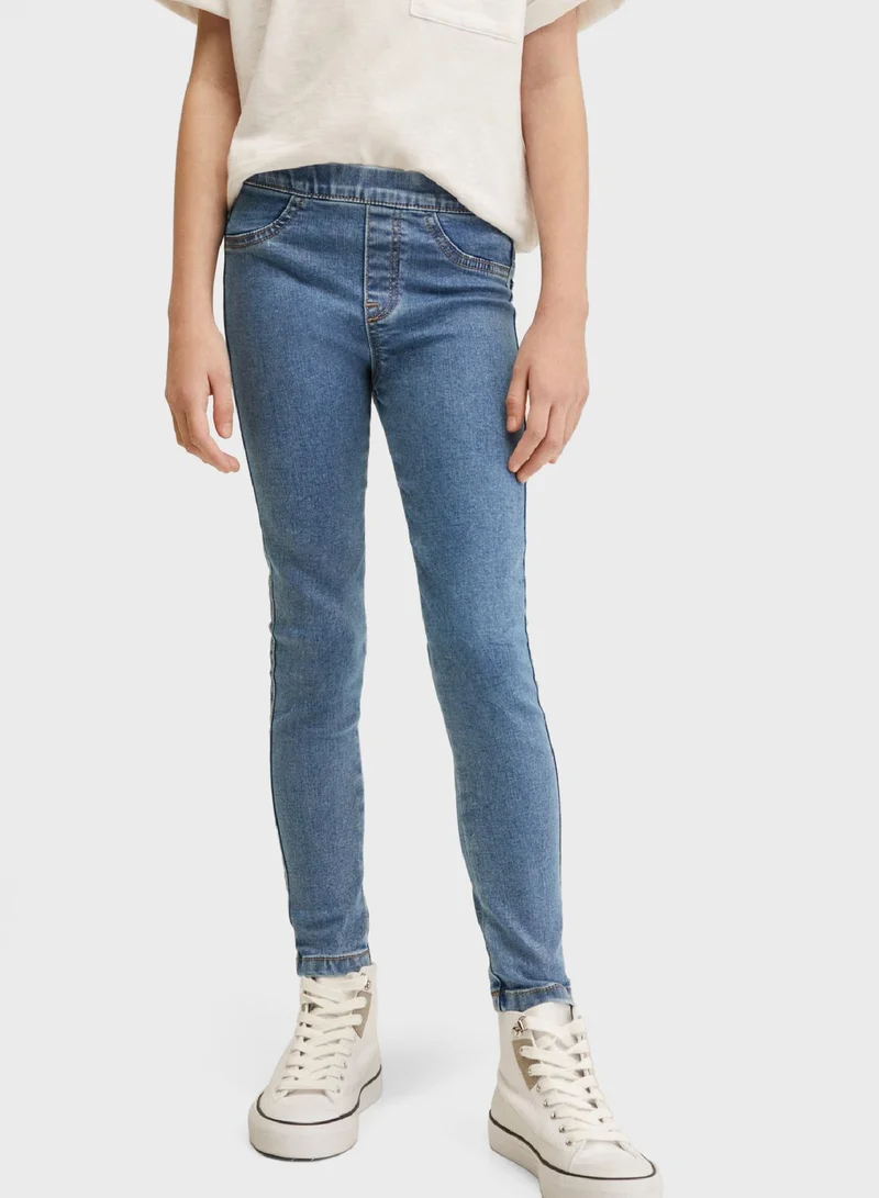 MANGO Kids Mid Wash Jeggings