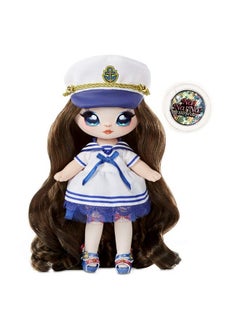Na! Na! Na! Surprise 2In1 Fashion Doll And Sparkly Sequined Purse Sparkle Series Sailor Blu 7.5" Sailor Doll Blue ( Packaging May Vary )  - Image 3