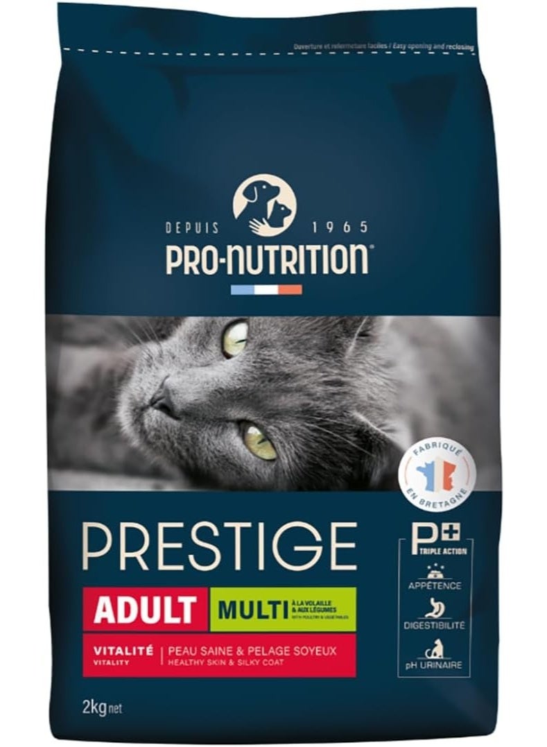 PRO NUTRITION Prestige Cat Adult Multi 2Kg - Image 1