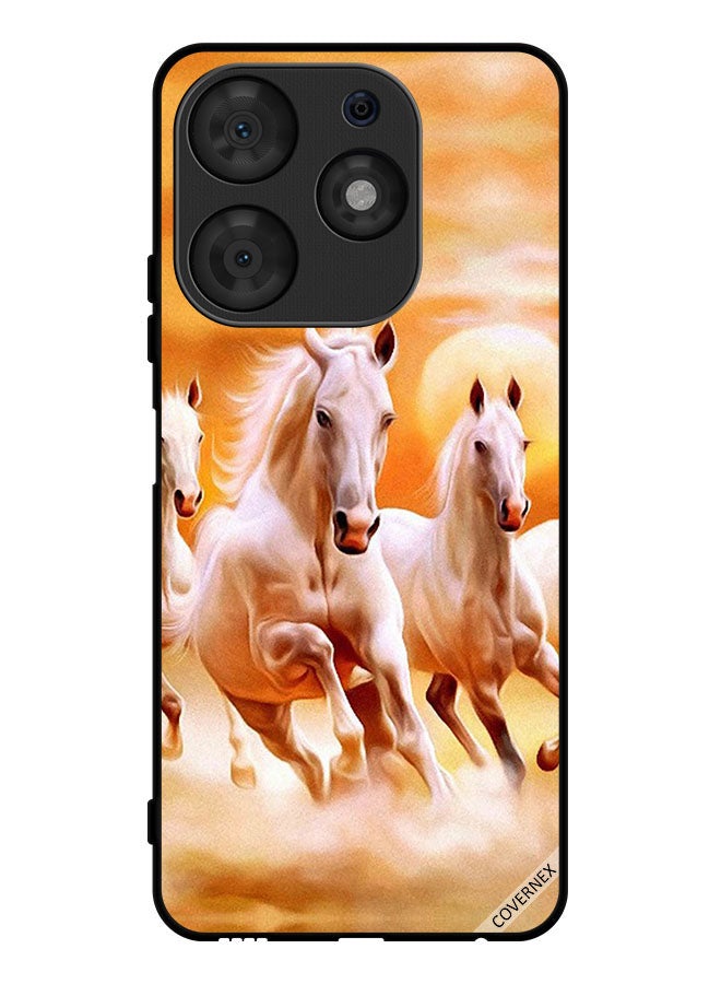 Covernex Protective Case Cover For Tecno Spark 10 Pro Horses Running - Image 1