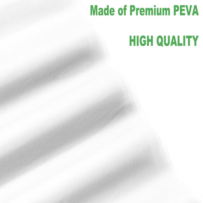 rebdng Plastic White Tablecloths 3 Pack Disposable Table Covers 54"" x 108"" Rectangular Table Cloths for Parties Engagement Wedding Bridal Shower Banquet  Fits 6 to 8 Foot Rectangle Tables - Image 2