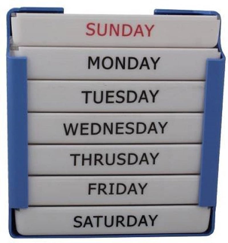 Presens Weekly AM/PM Pill Box, (7-Day / 4-Times-A-Day) And Free Tablet Cutter Large Compartments to Hold Vitamins, Supplements Daily Reminders of 4 Times Pill Box, Free tablet Cutter - Image 1