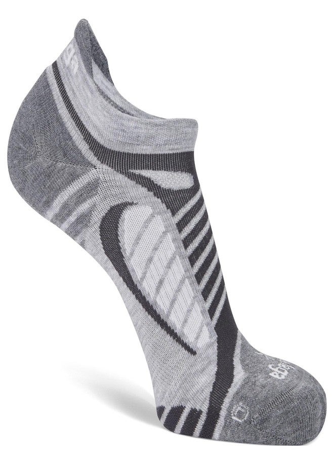 balega, Unisex, Ultralight No Show, Grey/White, Small - Image 1