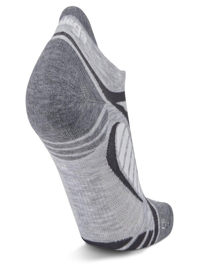 balega, Unisex, Ultralight No Show, Grey/White, Small - Image 3