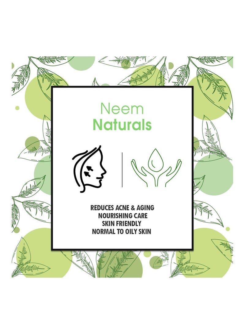 كول اند كول غسول الوجه كول آند كول نيم ناتشورالز 150 مل (عبوة من قطعتين) - زيت النيم الطبيعي، مضادات الأكسدة، خالي من البارابين، منعش ومنشط، يعالج ندبات حب الشباب ويغذي البشرة، مناسب للبشرة العادية إلى الدهنية - Image 4
