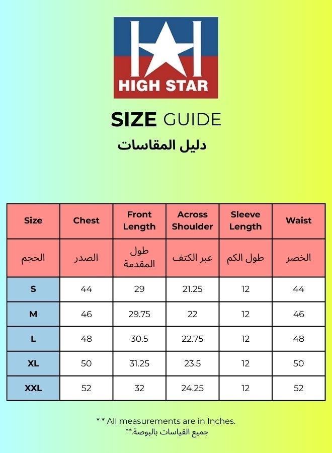 هاي ستار تيشيرت رجالي مقلم بألوان متعددة بقصة واسعة - Image 4