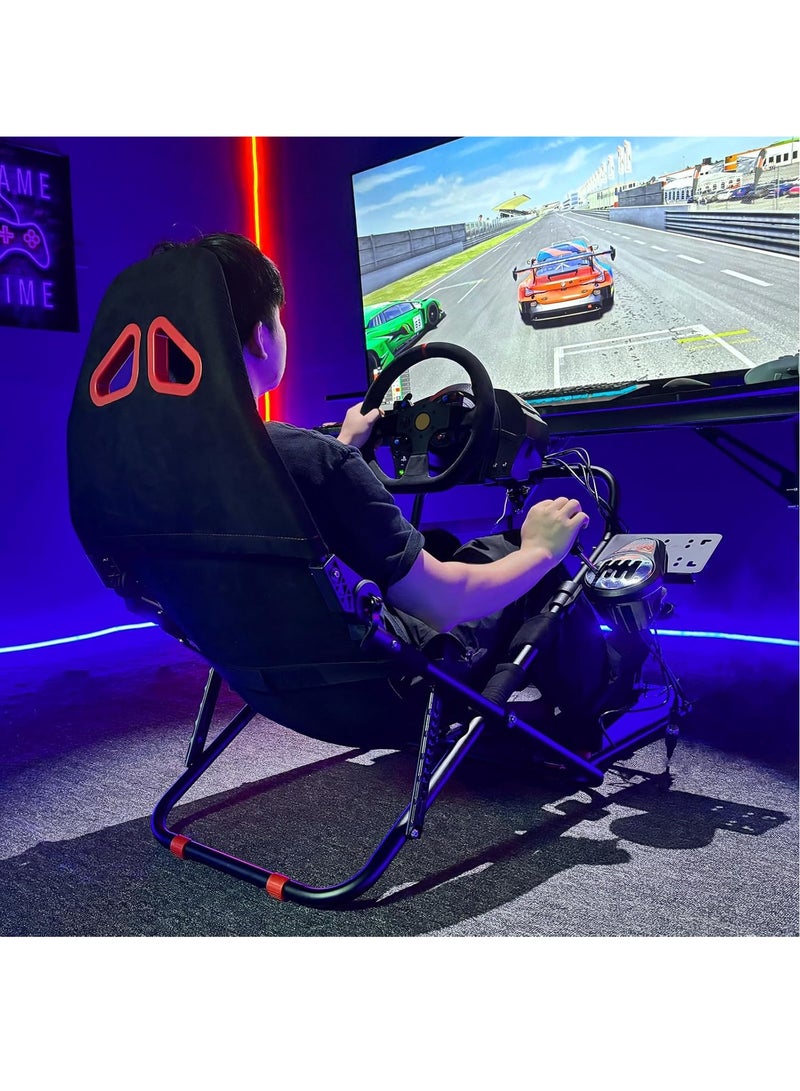 فلاشهوك مقعد ألعاب قابل للطي على عجلة القيادة لوجيتك G920 / G25 / G27 / G29 Thrustmaster - Image 2