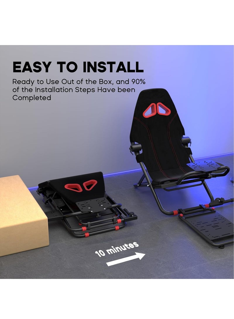 فلاشهوك مقعد ألعاب قابل للطي على عجلة القيادة لوجيتك G920 / G25 / G27 / G29 Thrustmaster - Image 5
