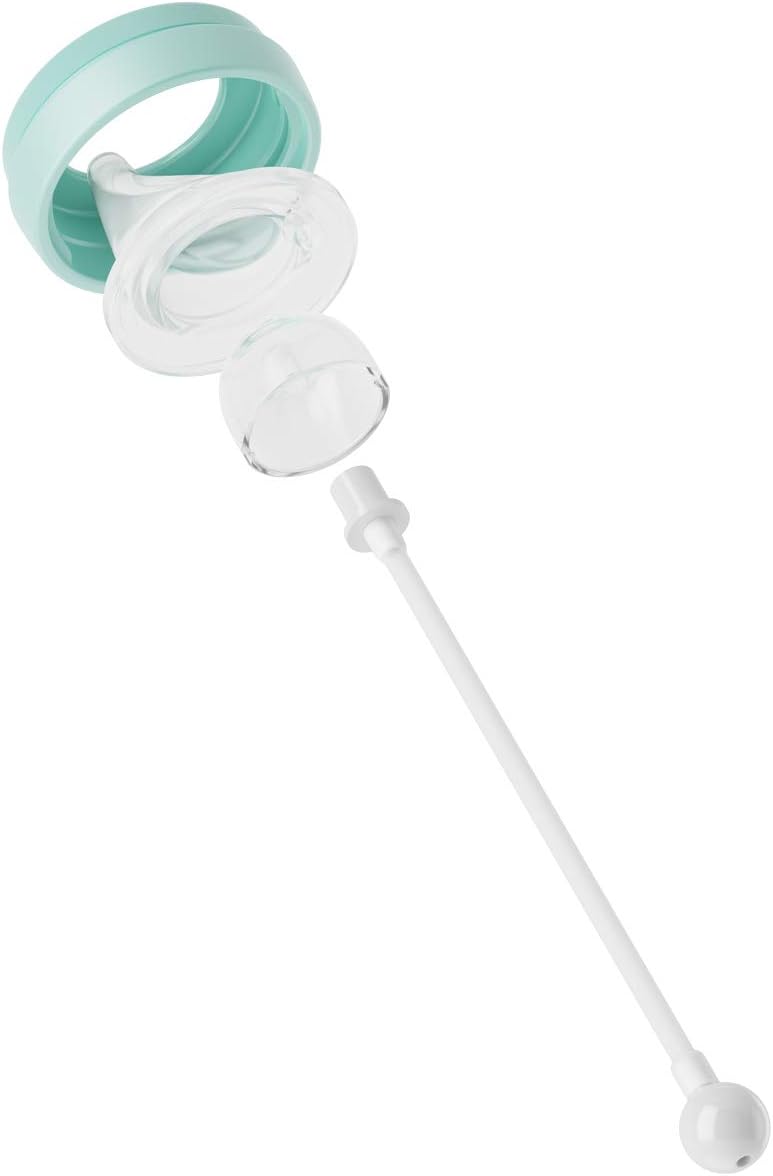 GROSMIMI Silicone Spout with Weighted Straw Kit for Baby Bottles - Soft Spill-Proof Straw for 5 Months+ - Image 2
