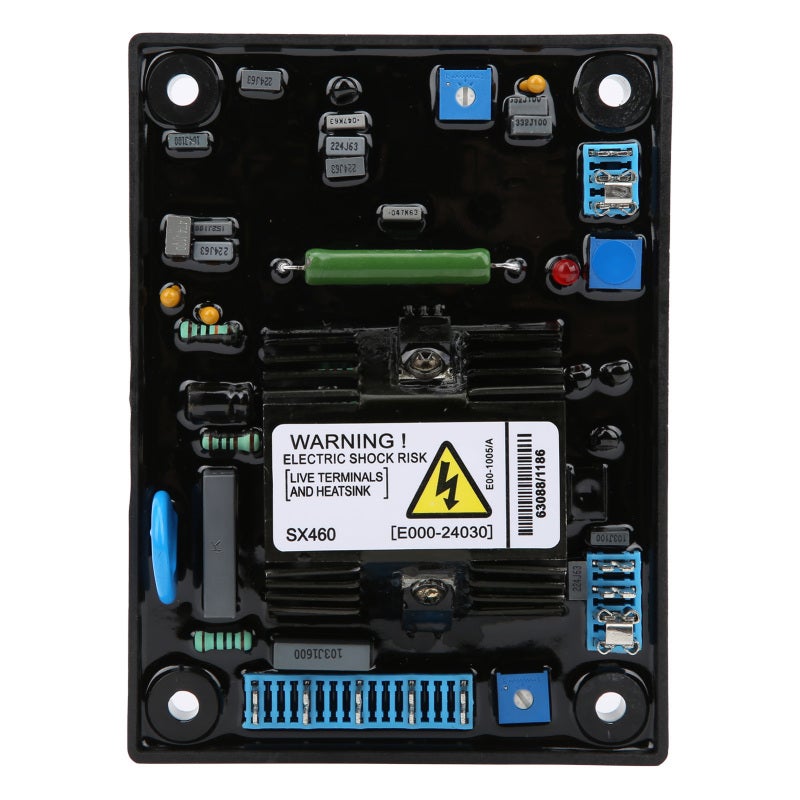 SX460 Generator Voltage Board Plastic 95-132V AC 190-264V AC Input High Accuracy - High Reliability Potentiometer Adjusts Smoothly for Generator Control - Image 1