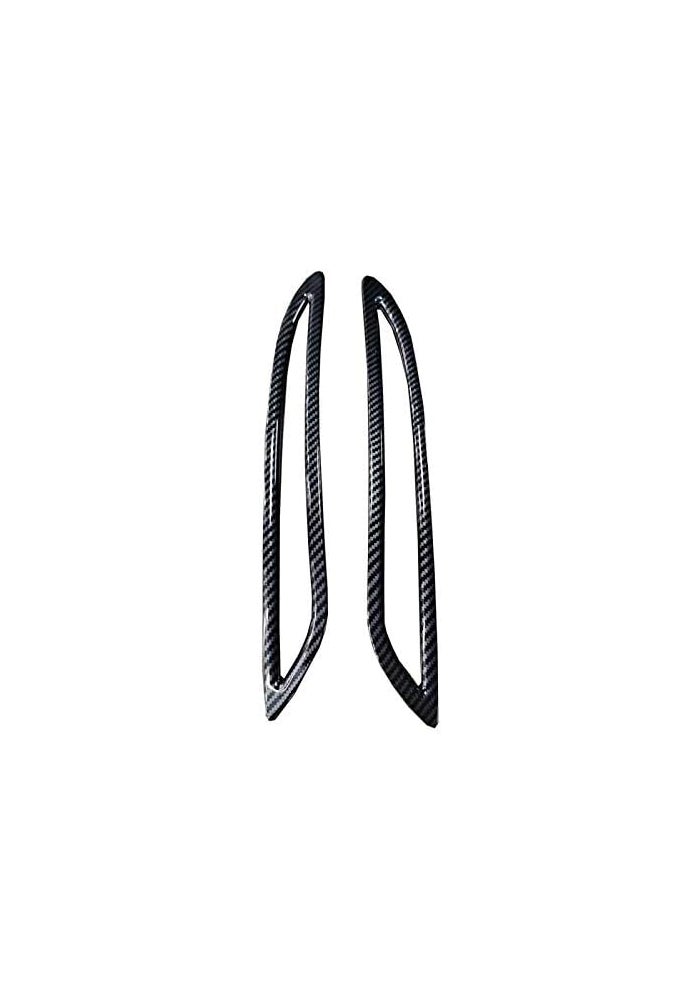 DEMULAX Carbon Fiber Fog Lamp Trim for Tesla Model S - Image 2
