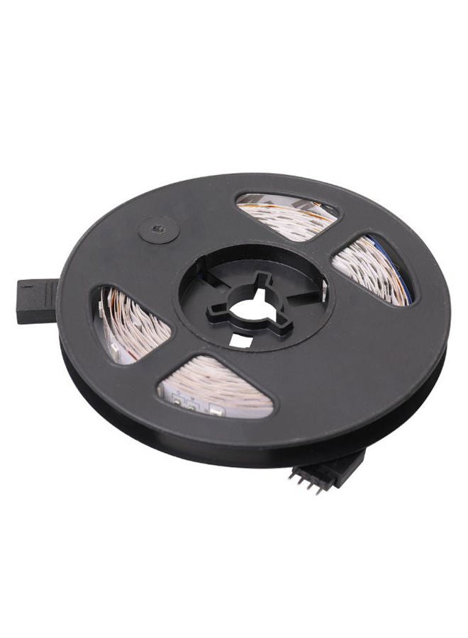 إسكدنيا شريط إضاءة بجهاز تحكم عن بعد وإمكانية تشغيل موسيقى بالأشعة تحت الحمراء أسود 5متر - Image 2