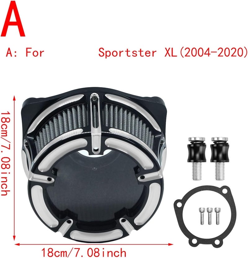 Wivplex Clear Air Cleaner Filter Kit for Harley Motorcycles - Image 2