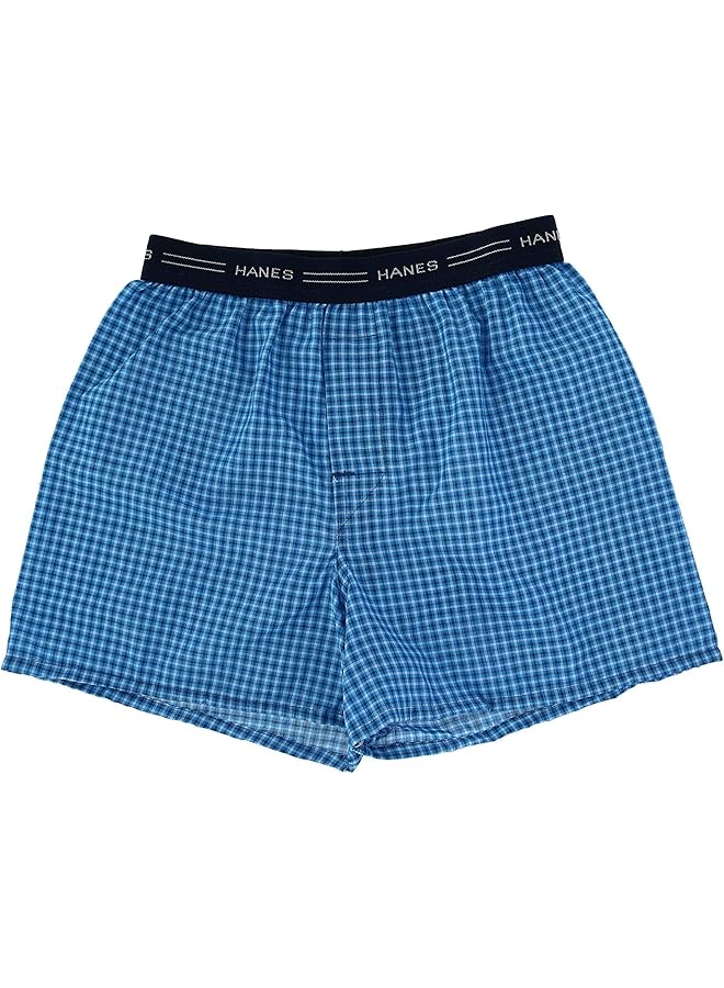 هينز بوكسر تارتان للأولاد من ريد ليبل، عبوة من 5 قطع، مقاس كبير جدًا، بنقشة مربعات متنوعة - Image 5