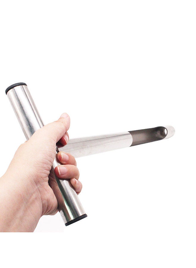 12.8'' Soil Sampler Probe T-style Handle Soil Test Kits with 2Pcs Sample Bags Steel Soil Sampling Tool for Garden Lawn Farm Golf Field Forestry Agriculture