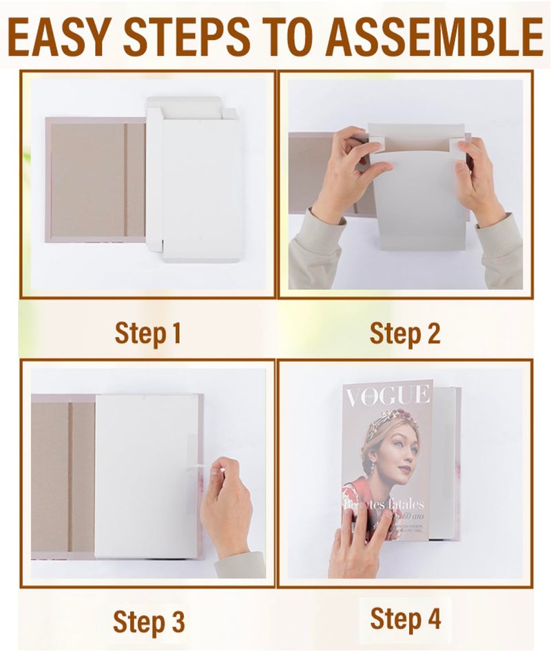 PROBENEX Suite Large | 7 PCS Faux Decorative Books for Home Decor | Not Real Books (Cardboard Boxes) | Coffee Table, Bookshelf & Shelf Styling Display Props for Living Room, Office - Image 3