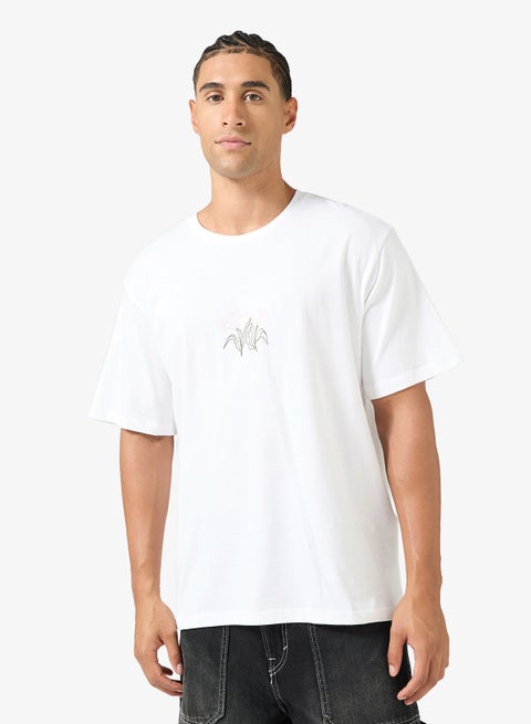 تيشيرت جي دريو بياقة دائرية