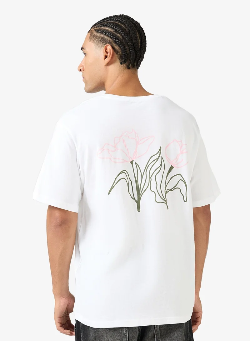 JACK & JONES Graphic Crew Neck Regular Fit T-Shirt